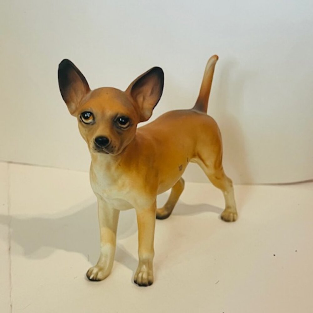Chihuahua Figurine Puppy Dog Vtg Lefton Porcelain Japan Taco Bell Gift Decor - Picture 5 of 5